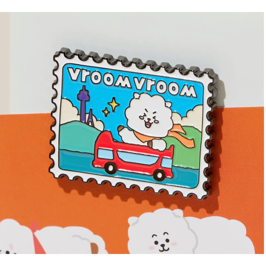 [BT21] แม่เหล็กโลหะ BT21 SEOUL EDITION-RJ