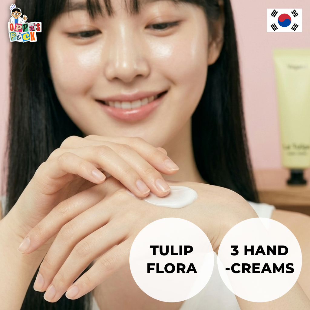 [Aronyx] Vegan I Le Mien Hand Cream La Tulip 50g (3ชิ้น) | ครีมบำรุงมือสูตรวีแกน กลิ่นทิวลิป