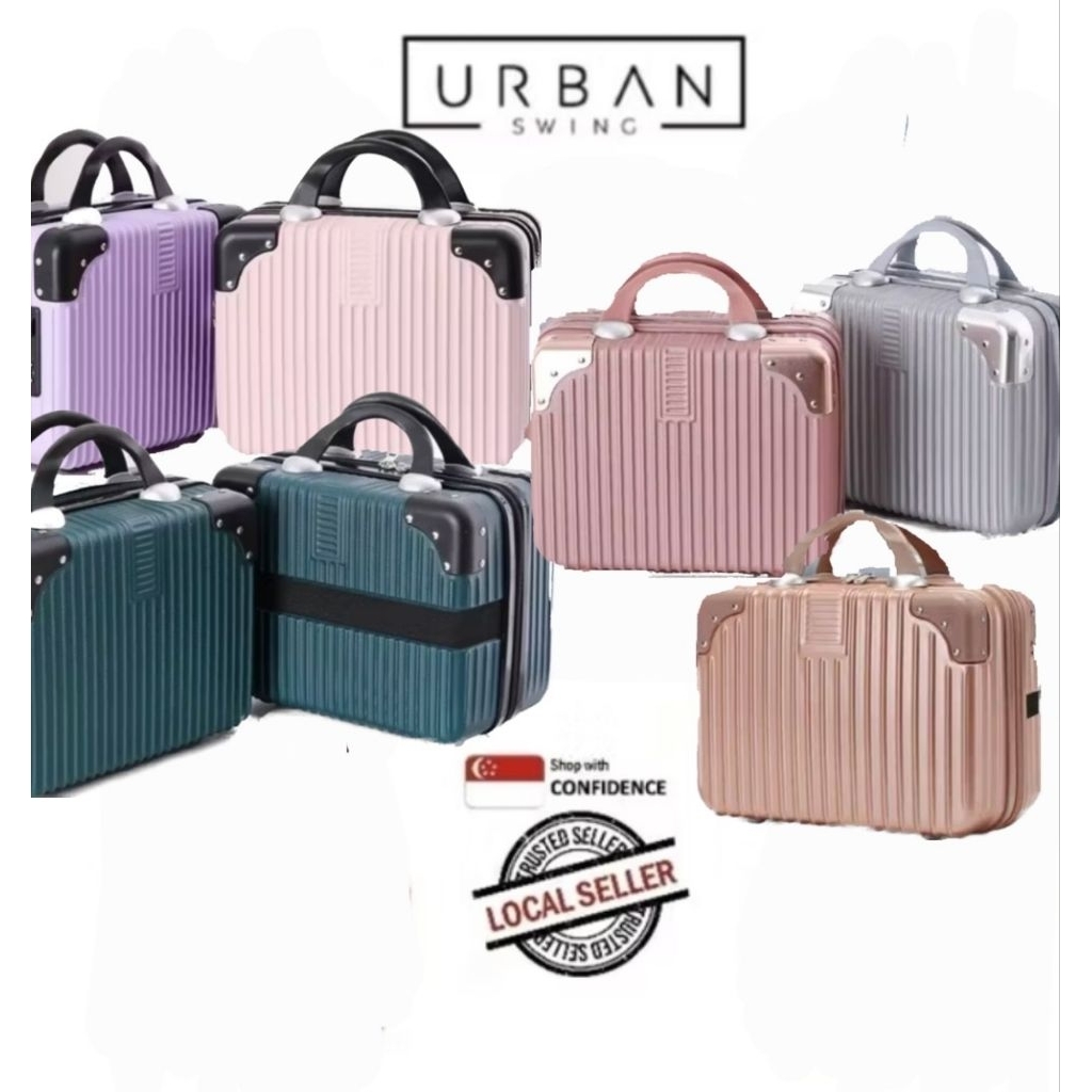 [Sg Stocks] เคสเครื่องสําอางกระเป๋าเดินทางขนาดเล็กแบบใช้มือถือมัลติฟังก์ชั่น - MH02