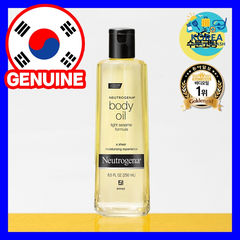 Neutrogena Body Oil สูตรไลท์งา 250ml Hydrating Body Oil สําหรับผิวแห้ง Glow Care
