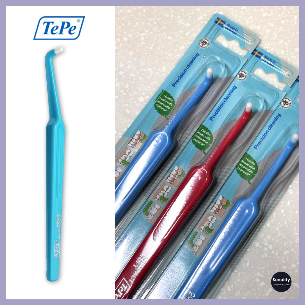 [TePe] แปรปปัตต์ Tuft แปรปปัตต์ Interdental Brush | หัวเล็ก | สีสุ่ม - ผลิตภัณฑ์ดูแลช่องปาก