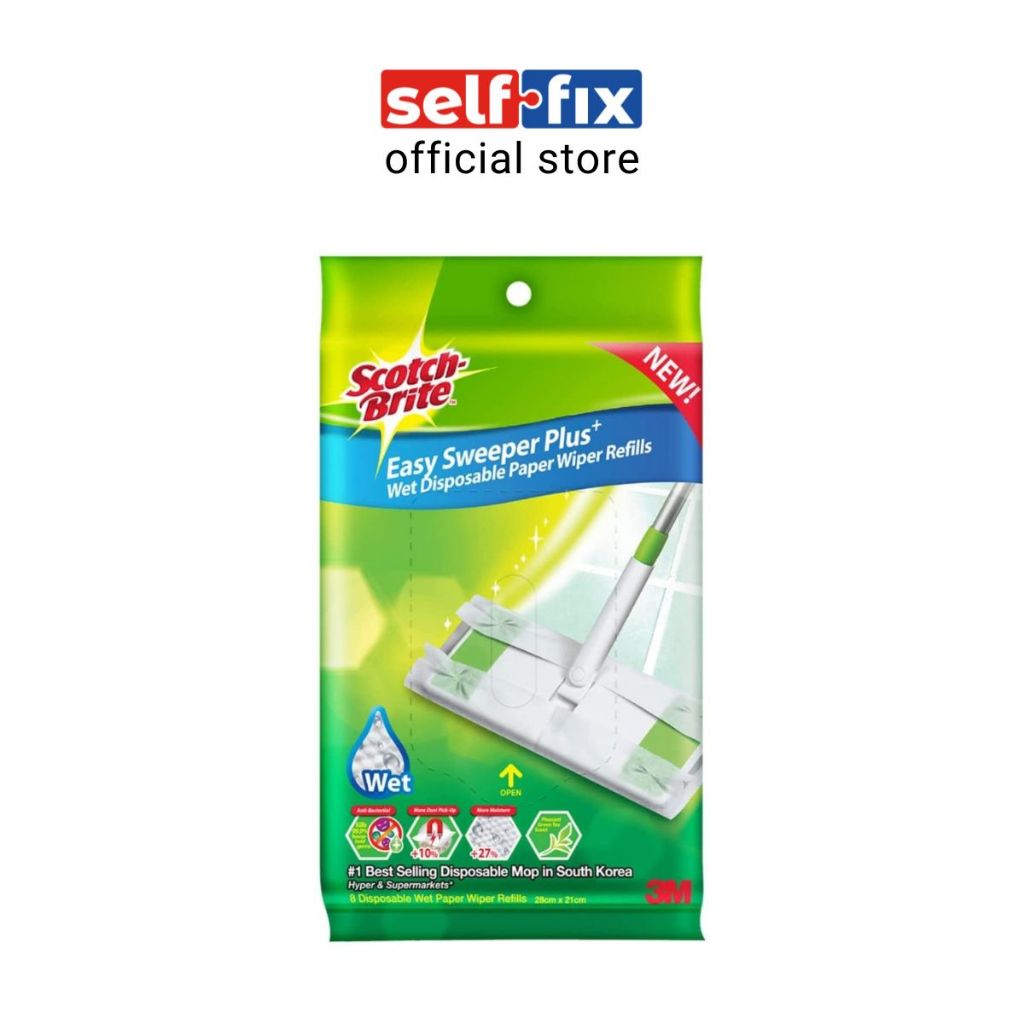 3M Scotch-Brite Easy Sweeper ที่ปัดน้ําฝนแบบเปียก Q600RW-E