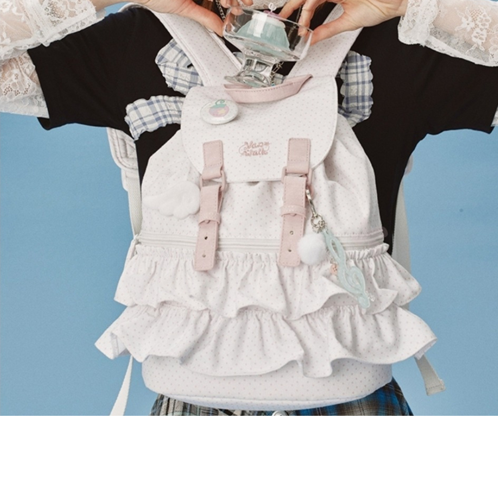 VANWALK Lovely Frill Backpack