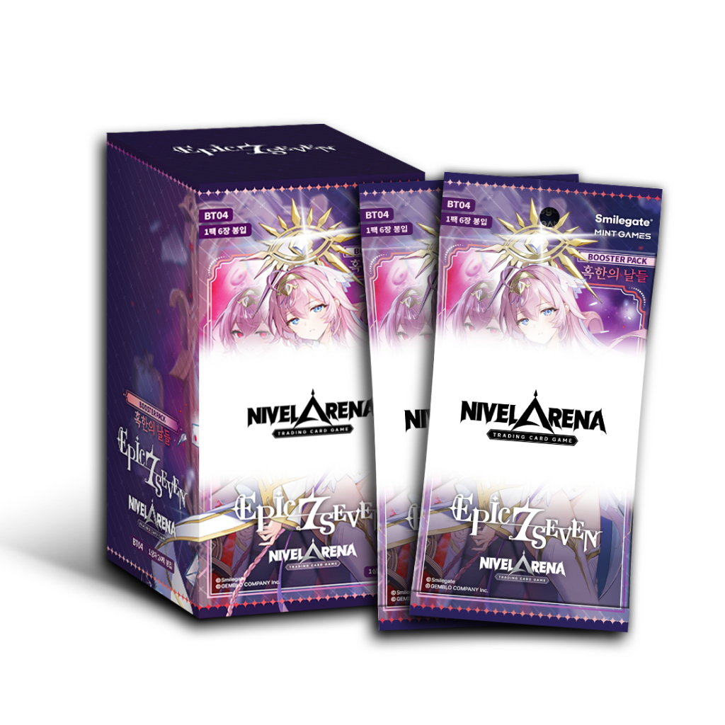 [เกาหลี] Nikke Goddess of Victory Nivel Arena BT04 Booster Pack / Box – Epic 7 Seven Severe Cold Day