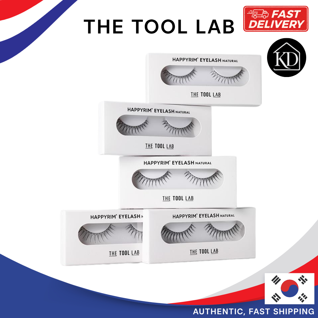 [The Tool Lab] Happyrim Eyelash – Natural False Lashes (07.3N / 09.5N / 10.5N / 11.5N / 11.7N) พร้อม
