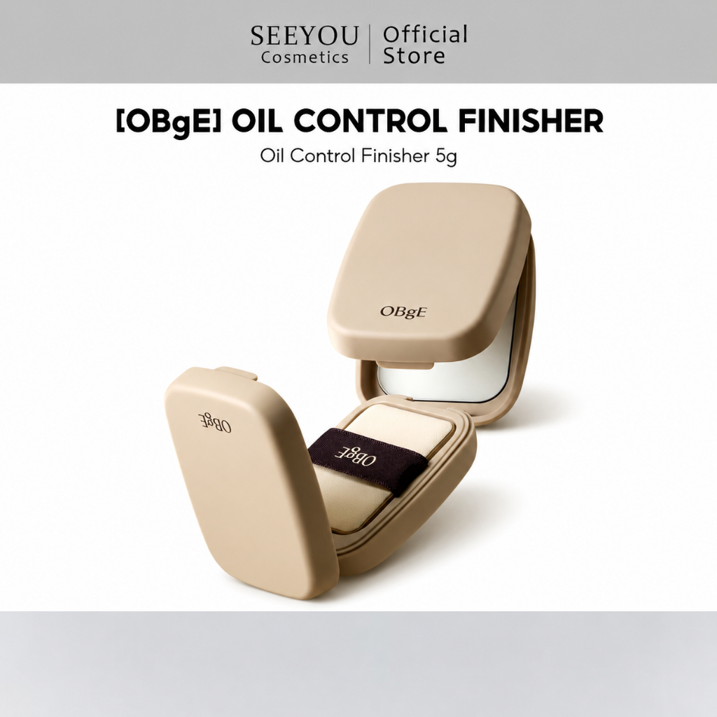 OBgE Oil Control Finisher - Bouncy Jelly Texture Sebum Control Powder Matte Finish Face Powder