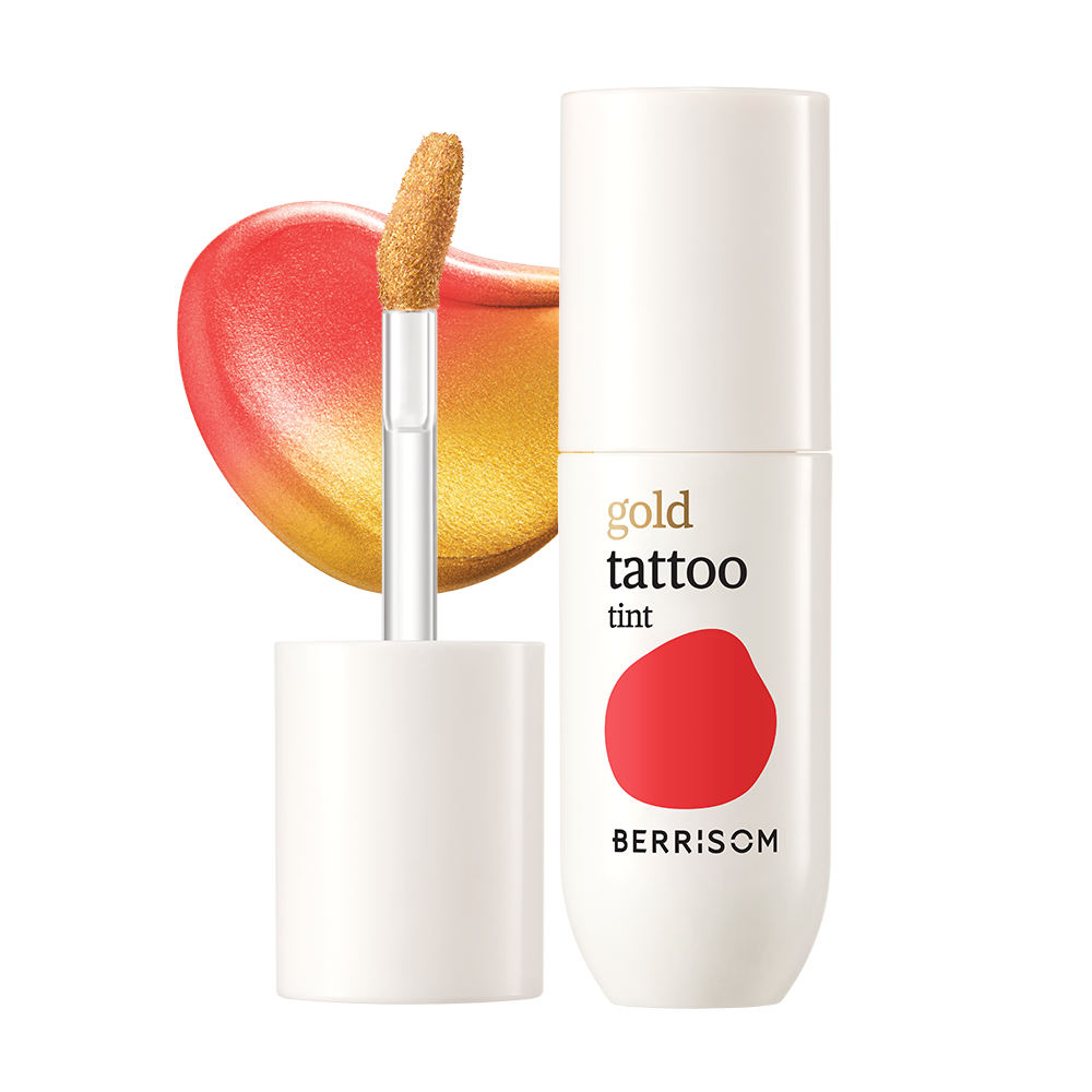 Berrisom Gold Tattoo Tint 01 Veil Red Waterproof Lip Tint ติดทนนานเกาหลี Lip Stain