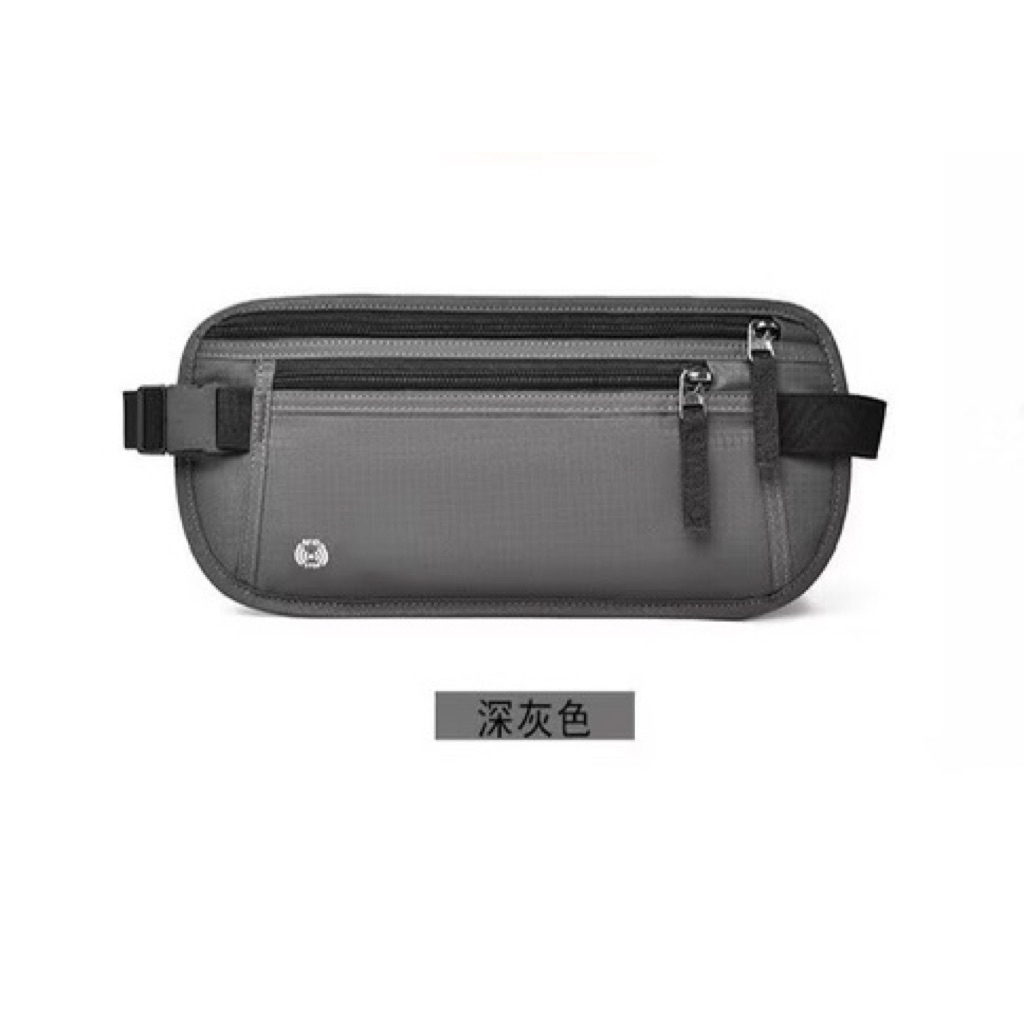 DM Sport Waist Wallet /Secure Travel Money Belt /Anti-Theft Passport Wallets for Men & Women With RF