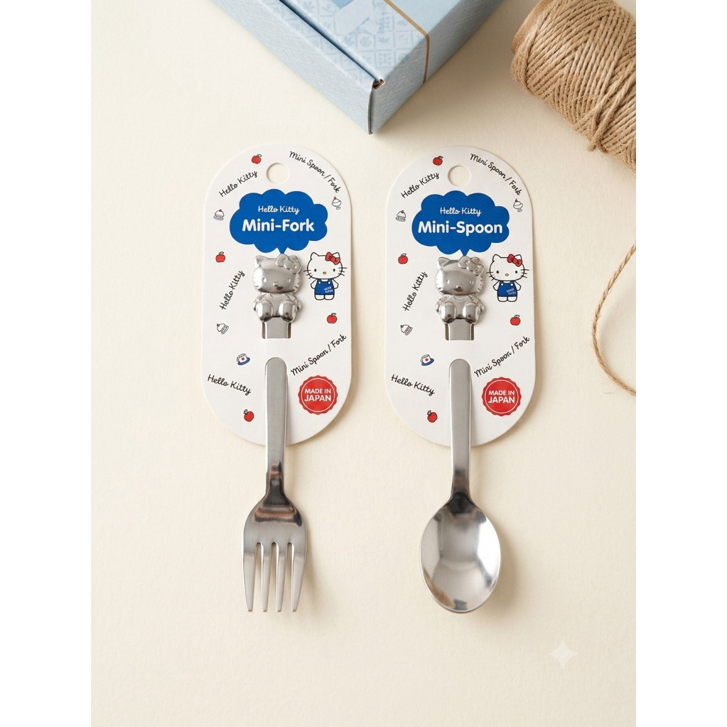 🍽 [Sanrio] Hello Kitty spoon&fork ช้อนชาสแตนเลส สุดน่ารักจากญี่ปุ่น💕