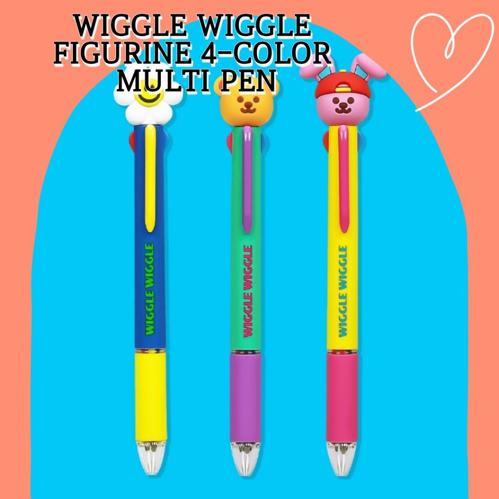 Figurine 4 สี Multi Pen - Smile We Love / Wiggle Bear / Little Play Bunny (Wiggle Wiggle)