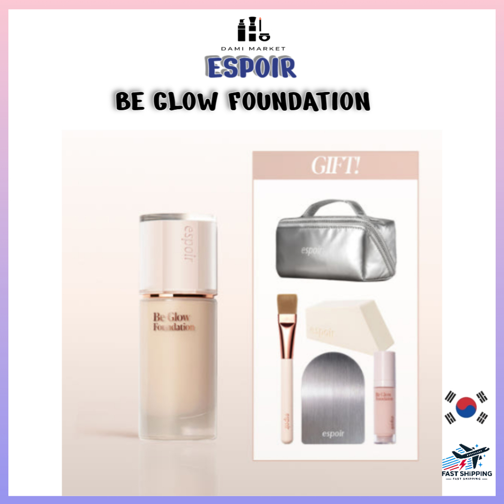 [รองพื้นวีแกนเกาหลี] Espoir Be Glow Foundation
