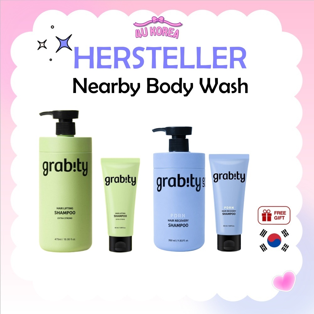GRABITY Hair Lifting Shampoo Extra Strong 475ml / K-BEAUTY