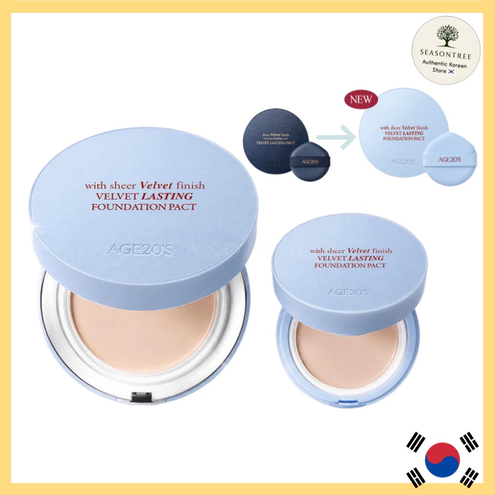 [AGE20s] Velvet Lasting Pact Mini 7g / Main+Refill 14g