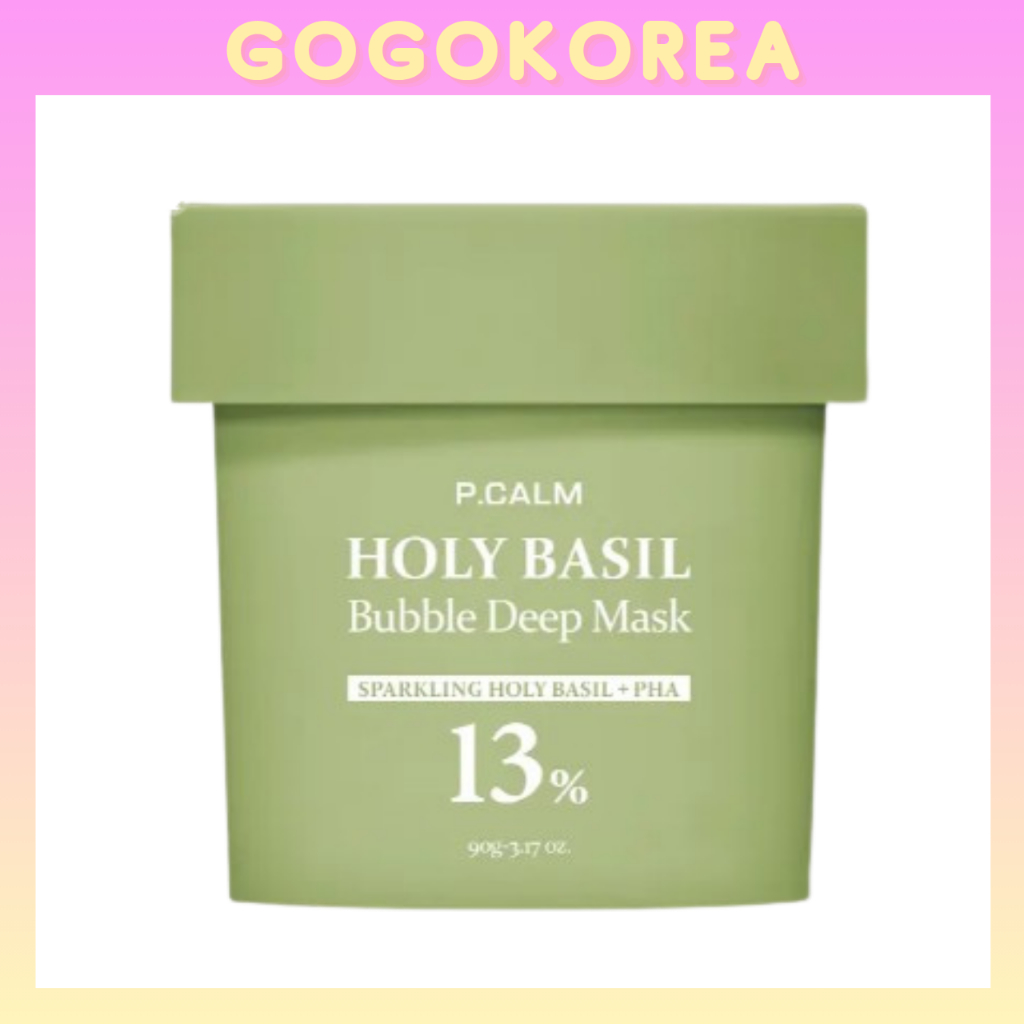 [P.CALM] Holy Basil Bubble Deep Mask 90g