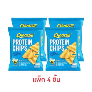 [แพ็ก 6 ชิ้น] ชู้ตซี่ ขนมมัลติเกรนโปรตีนอบกรอบรสออริจินัล/ทรัฟเฟิล/หอยเชลล์โชยุ 35ก Choozzie Protein Chips truffle