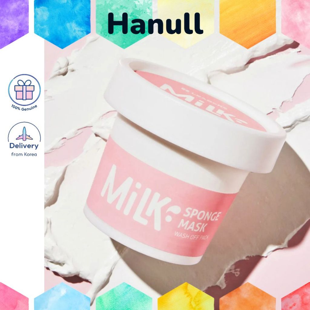 Leaders Milk Sponge Mask 100g Wash-Off Mask