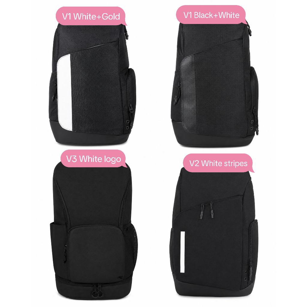 [ Seller] Basketball Backpack v1 v2 v3 (32L 37L) กระเป๋านักเรียน bagpack