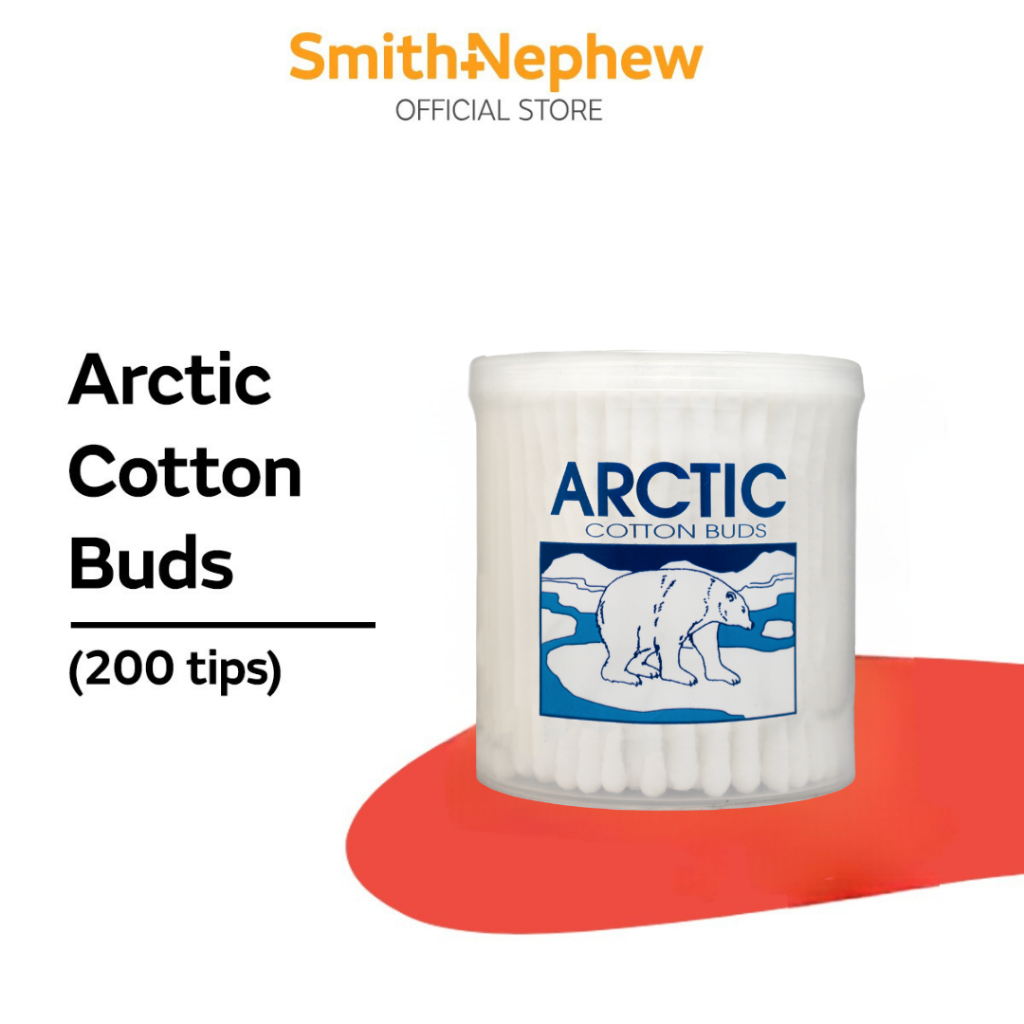 Smith+Nephew Arctic Cotton Buds กลองของ 200s