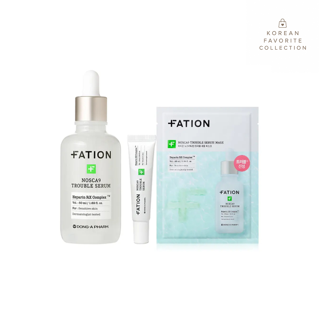 FATION Nosca9 Trouble Serum 50ml Set (+15ml Serum +1 Mask)