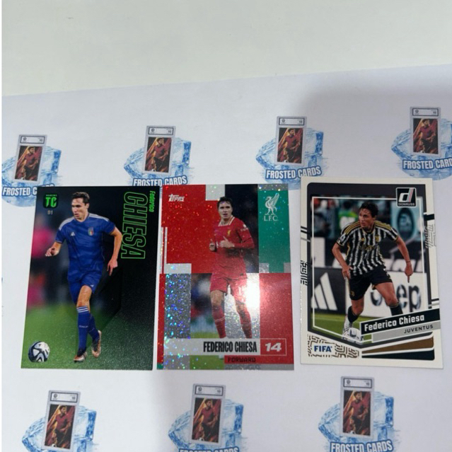 การ์ดบอล Chiesa หลายแบบ Liverpool - Juventus - Italy