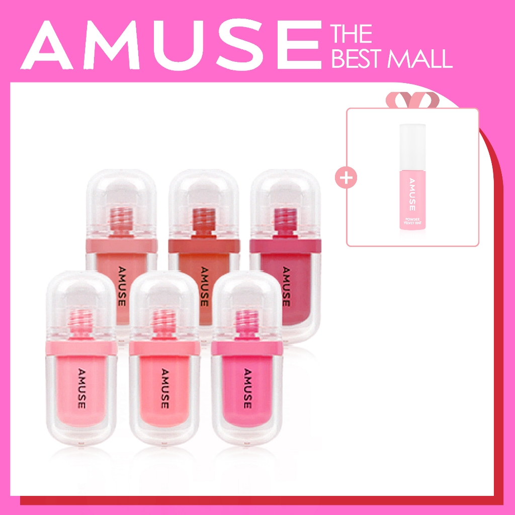 [AMUSE] Jel-Fit Tint 3.8g Glossy Lip Tint Long Lasting Hydrating Korean Makeup