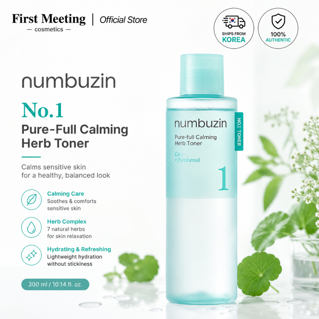 [Numbuzin] No.1 Pure-Full Calming Herb Toner 300ml/KR