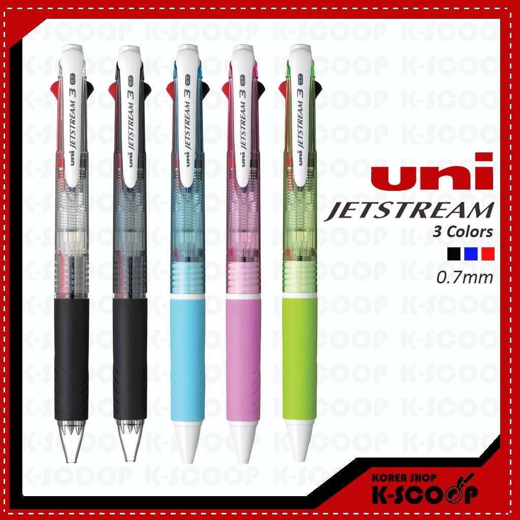 ปากกาลูกลื่น Uni Jetstream 3in1 0.7mm SXE3-400-07