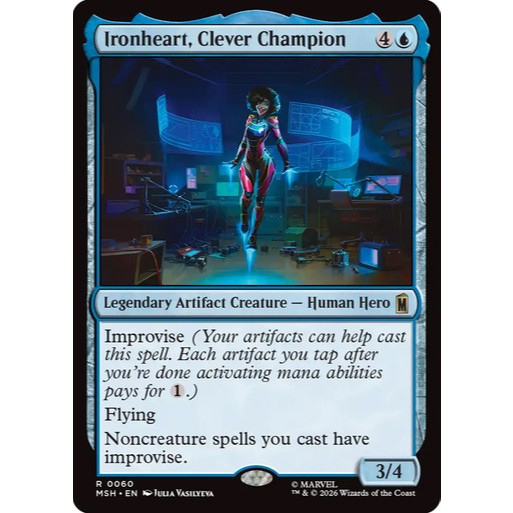 MTG Marvel: Superheroes - Ironheart, Clever Champion