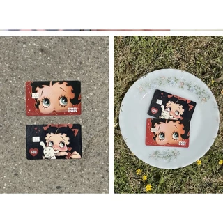 [GWP]RONRON X BETTYBOOP CARD STICKERPACK