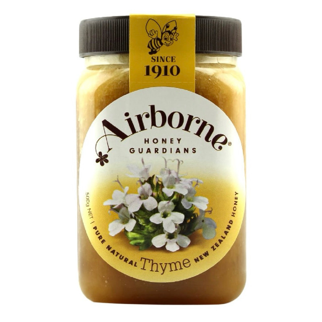 [500g] Airborne Thyme Honey Creamed/Clover Honey Creamed/Manuka Honey Active 70 Plus/Honey Aah 85+ น