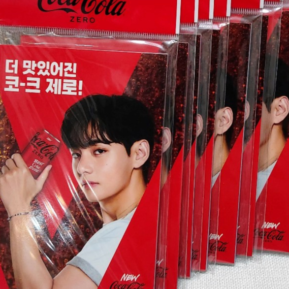 BTS  Cola Zero / Taehyung (V) หนังสือหีบเพลงภาพถ่าย | ใหม่ Coca-Cola Campaign Limited