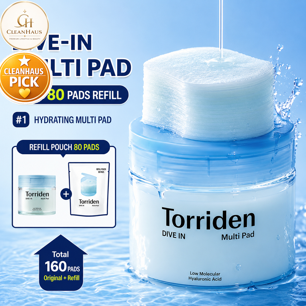 TORRIDEN Dive-In Toner Pad Refill Set (1+1) (Hydration)