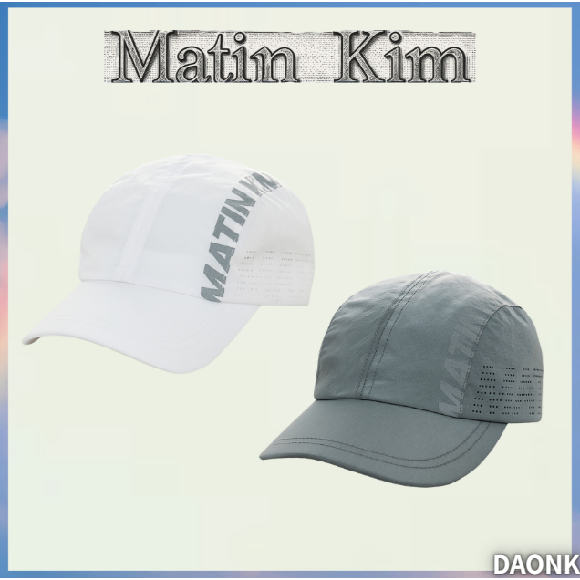 [ MATIN KIM ] MESH LOGO SPORTY CAP 2color korea แท้ 100%