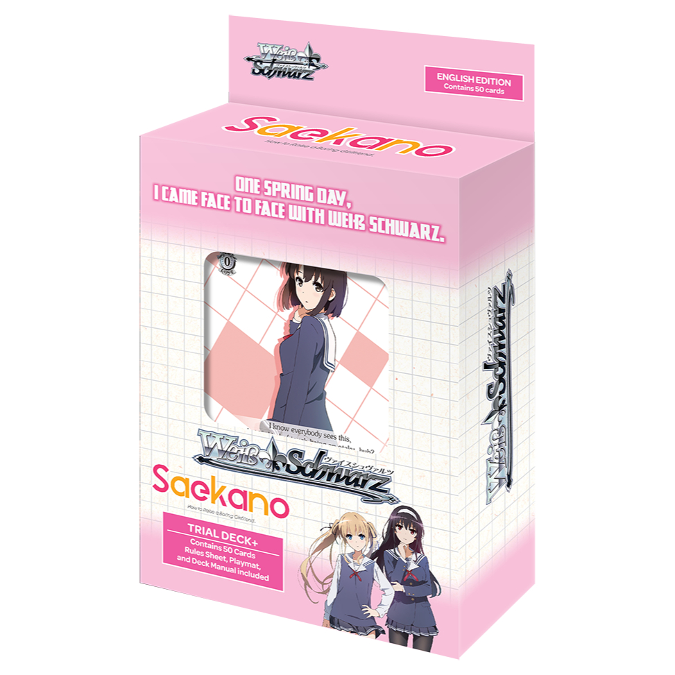 Weiss Schwarz Saekano ภาษาอังกฤษ วิธีเลี้ยงเด็คทดลองแฟนสาวที่น่าเบื่อ +