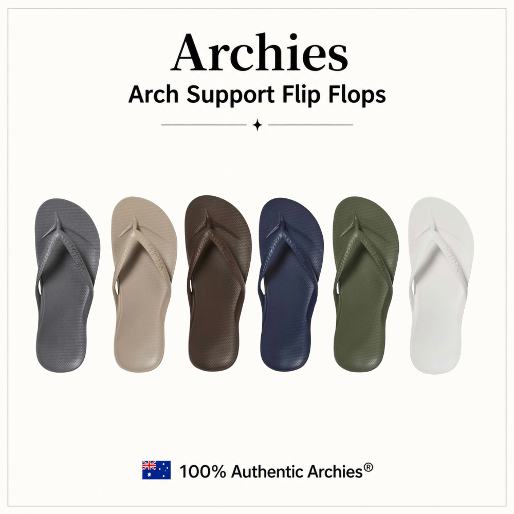 [Archies] รองเท้าแตะ Unisex Arch Support Recovery Sandals น้ําหนักเบา Comfort Beach Travel Everyday Wear