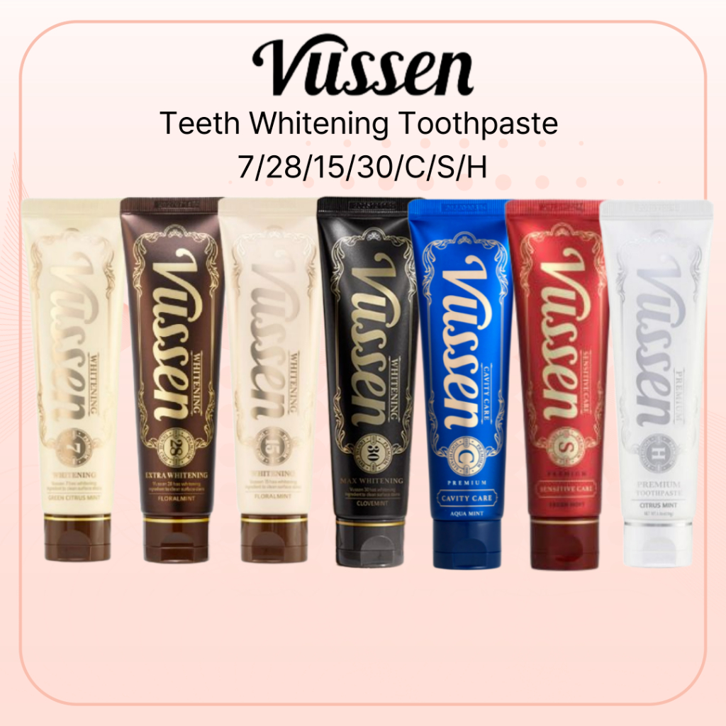[Vussen] ยาสีฟันฟอกสีฟัน (7/15/28/C/S/H)