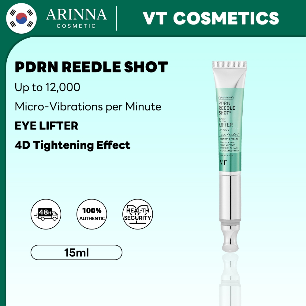 [VT] PDRN Riddle Shot Eye Lifter 15ml-Vegan PDRN Wrinkle care Eye care