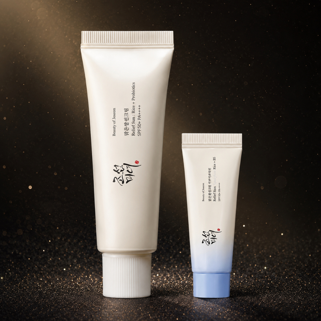 Beauty of Joseon Relief Sun SPF50+ PA++++ 50ml + Relief Sun Aqua-Fresh Rice + B5 10ml Deluxe Set