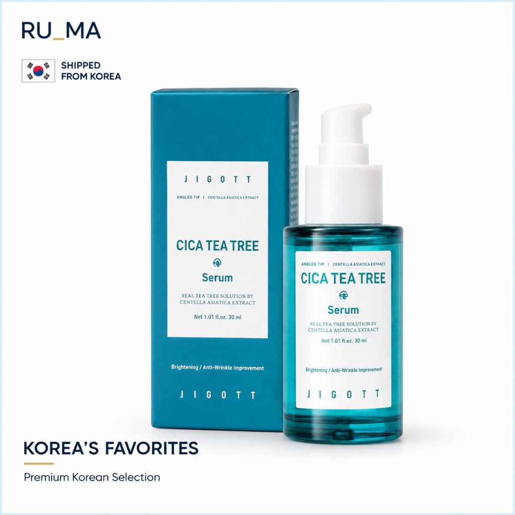 JIGOTT Cica Tea Tree Serum 40ml การดูแลผิวผ่อนคลาย