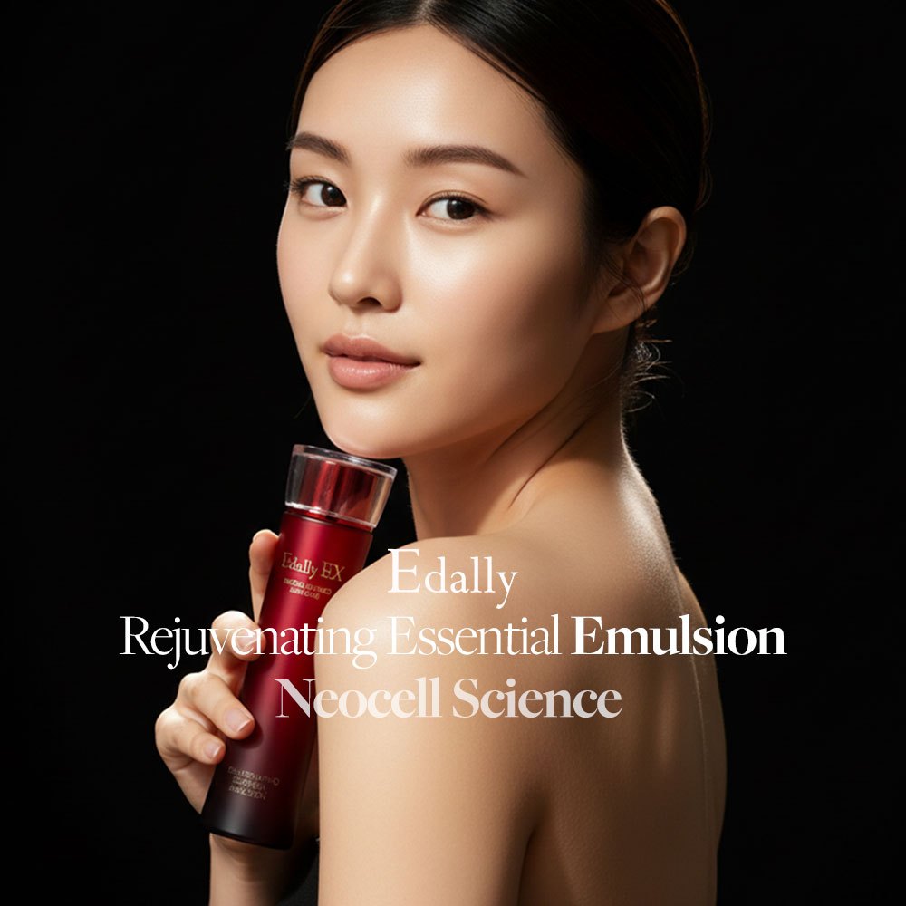 Emally Rejuvenating Essential Emulsion พร้อม Marine Collagen & Sea Grape Extract Moisturizing Lotion