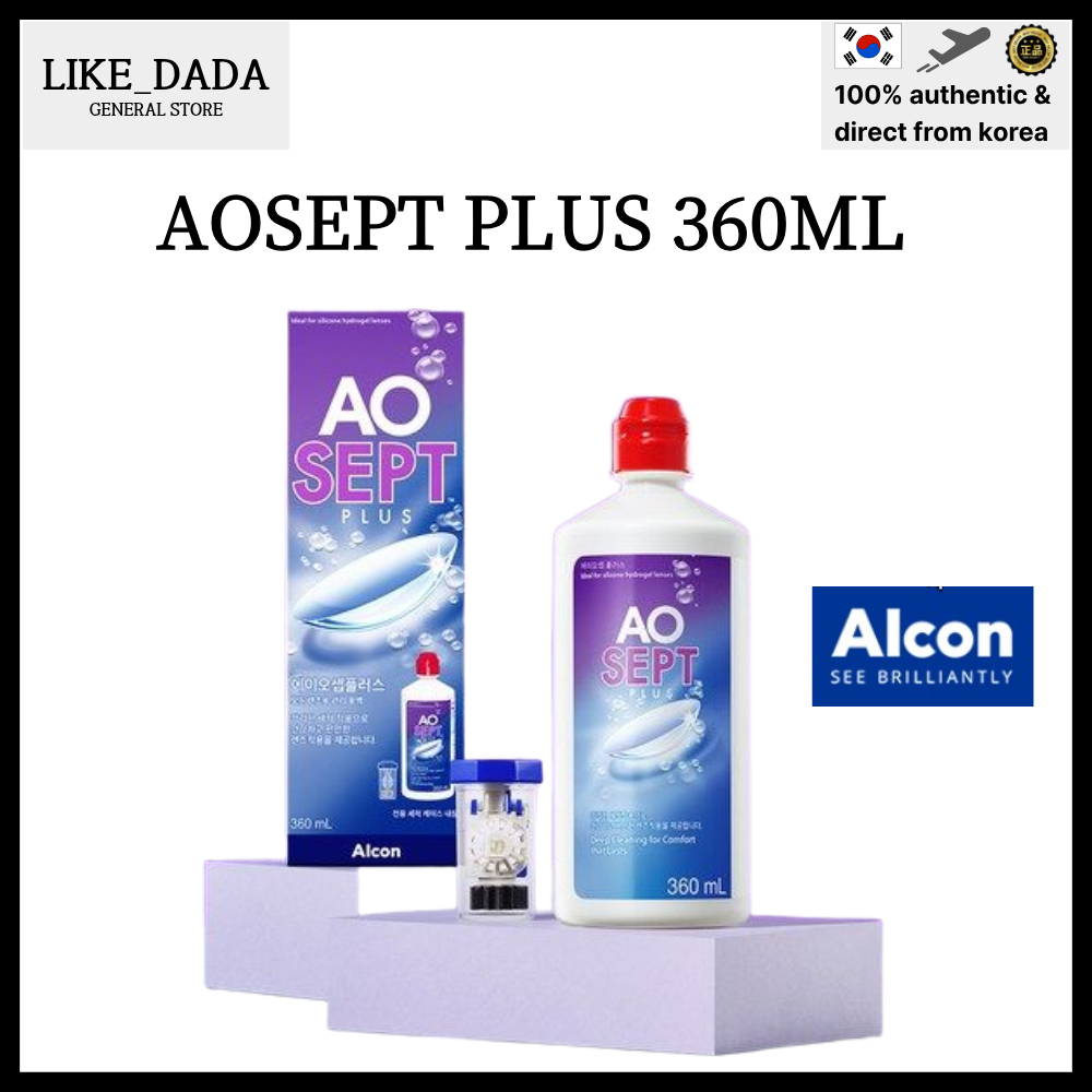 Alcon AEPT Plus น้ํายาทําความสะอาดคอนแทคเลนส์และฆ่าเชื้อ 360 มล | Soft & RGP Lens Care | ประสบการณ์.