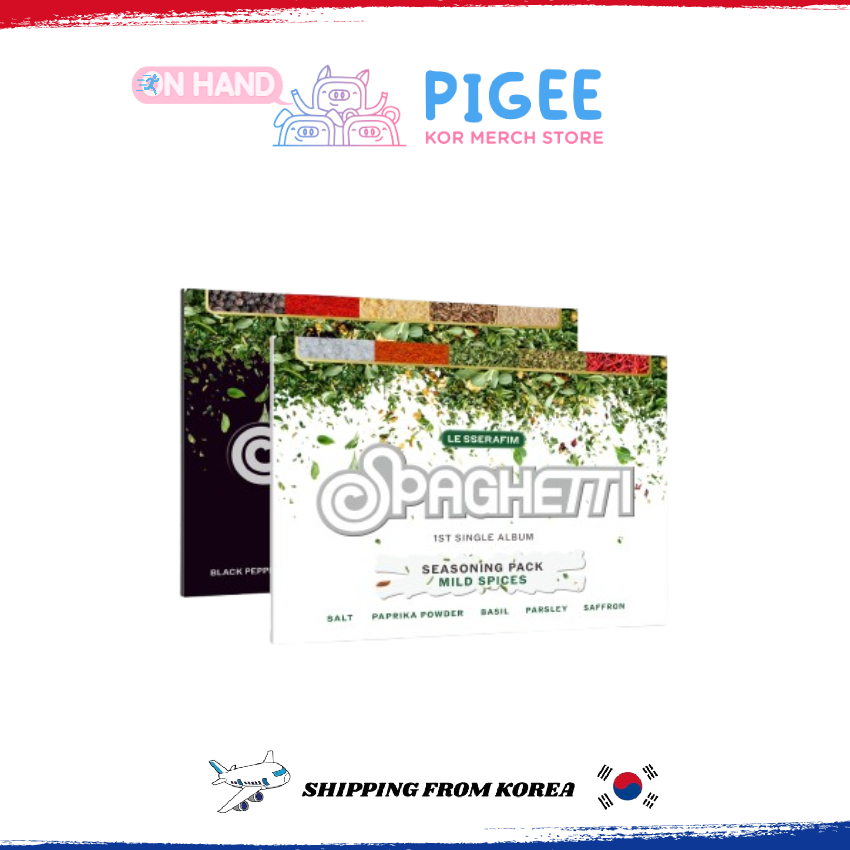 LE SSERAFIM - [ SPAGHETTI ] 1ST SINGLE ALBUM (WEVERSE Ver.)