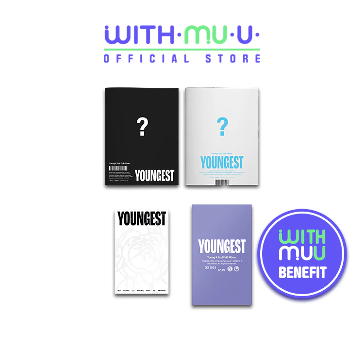 [พร้อมส่ง] DAY6 YOUNG K - [YOUNGEST] 2nd Full Album [อัลบั้ม DAY6 YOUNG K] (WITHMUU POB)