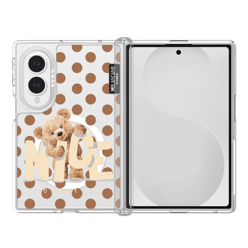 Molancano - เคสออกแบบแม่เหล็กสําหรับ galaxy z พับ 8 กว้าง ultra flip
