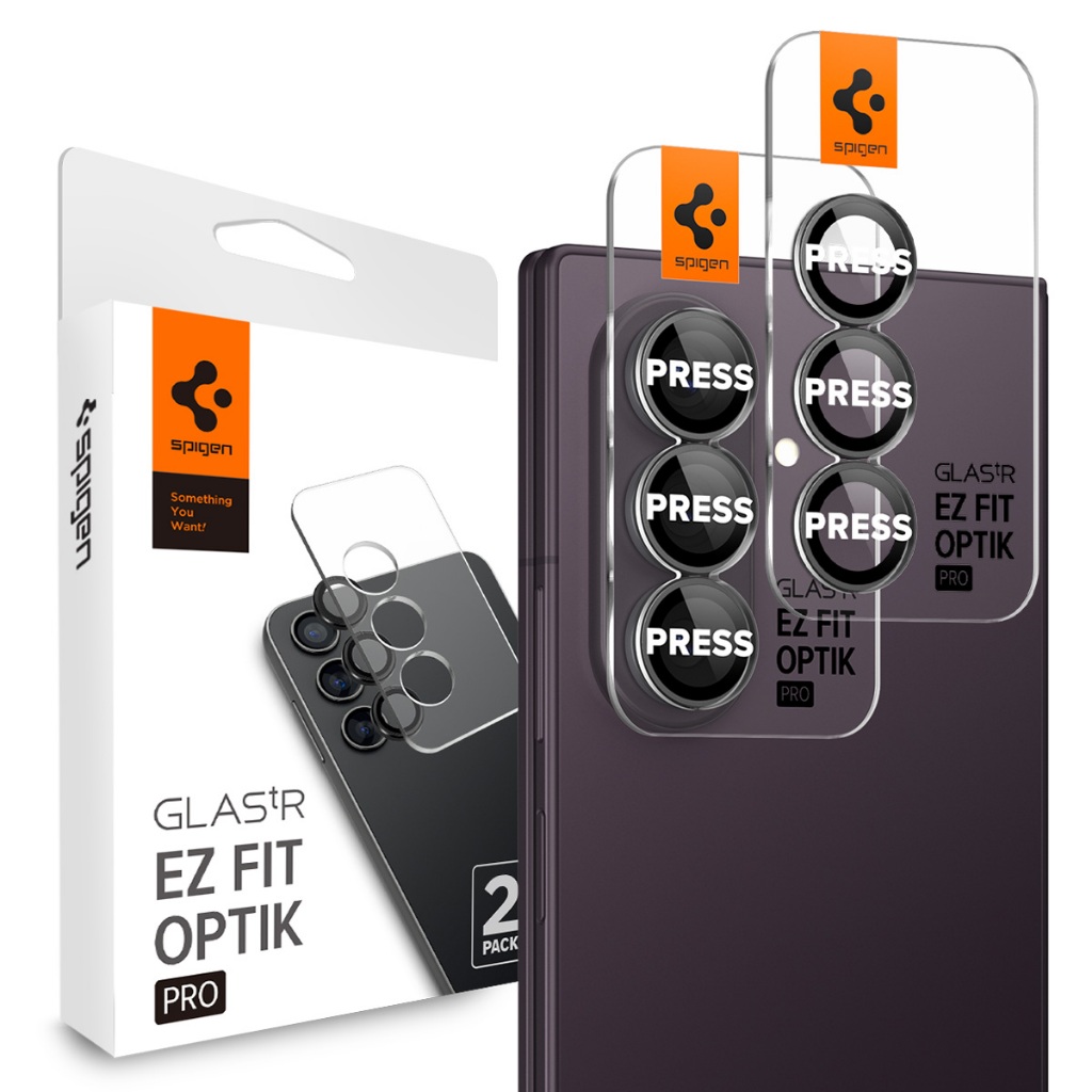 Set 2 ฟิล์มกระจกกันรอย Galaxy Z Fold 8 Ultra Fold 7 Glas.tR EZ Fit Optik Pro Spigen - กระจกแข็ง 9H ป