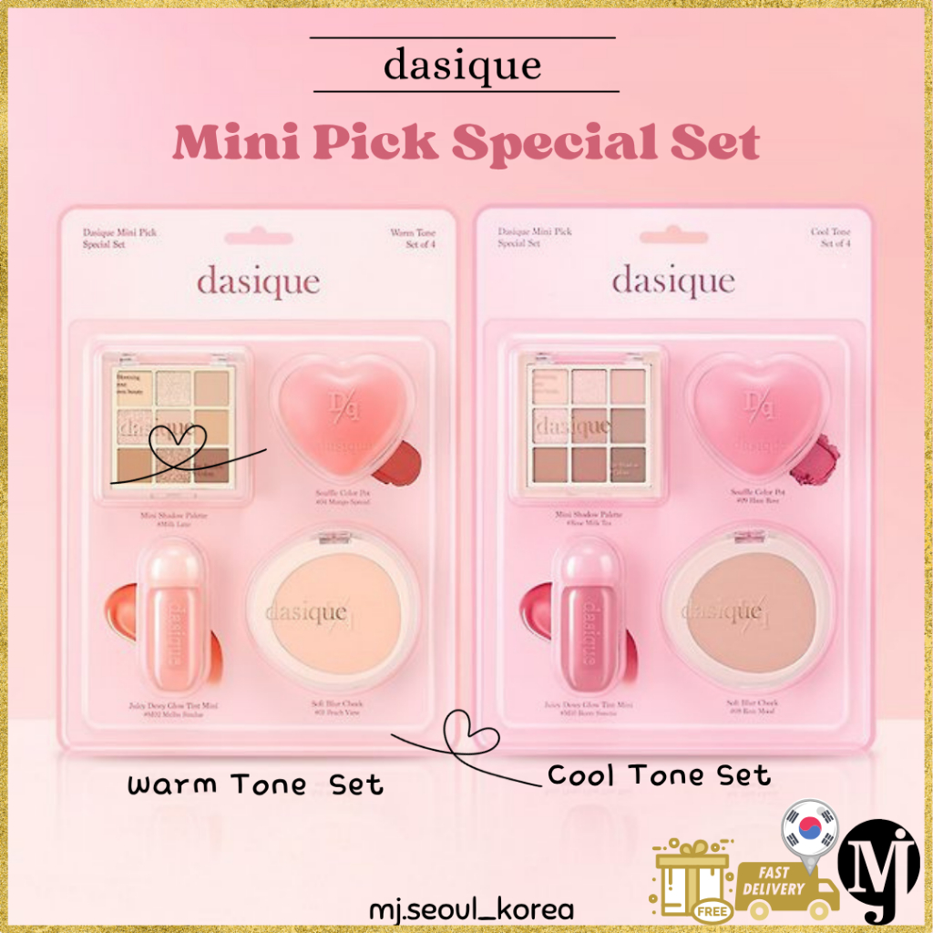Dasique Mini Pick Special Set Rose Milk Tea Milk Latte