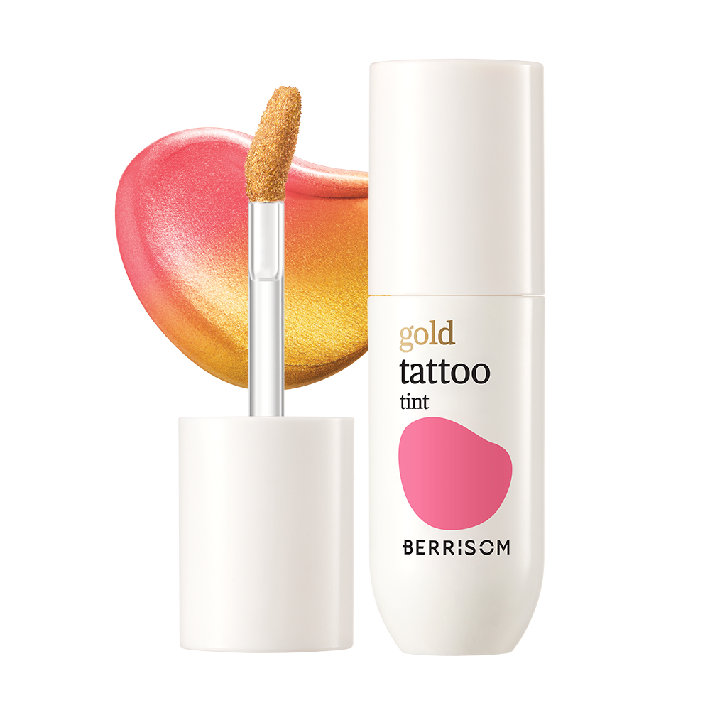 Berrisom Gold Tattoo Tint 02 Veil Pink Waterproof Lip Tint ติดทนนานเกาหลี Lip Stain