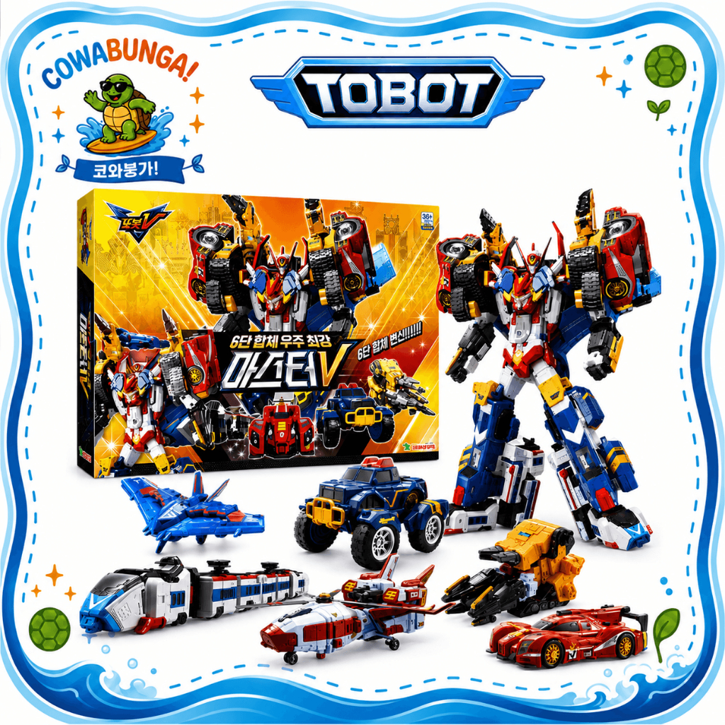 [Tobot V] รถหุ่นยนต์แปลงร่าง Master V 6-in-1