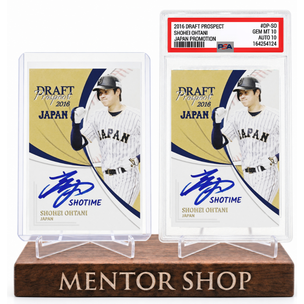 [ร้านเมนเตอร์] ✨ Shohei Ohtani 2016 JAPAN DRAFT PROSPECT Custom Auto Card – ของสะสมระดับพรีเมียมที่ไ
