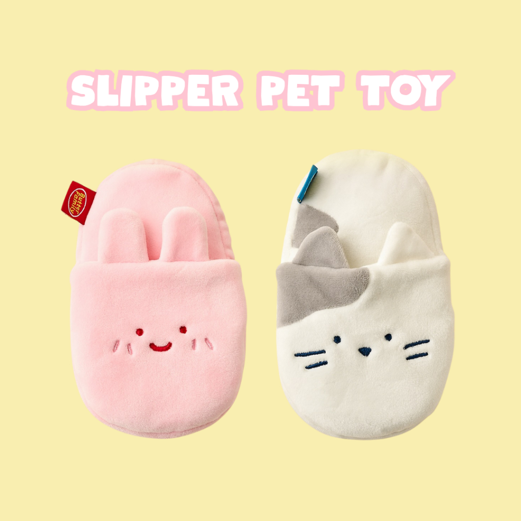 [BUTTER SHOP] Slipper Pet Toy - Milk Cat / Scrabbit